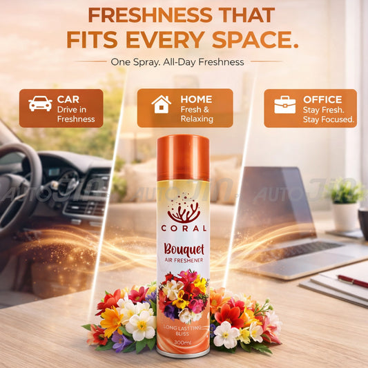 Coral Air Freshener Bouquet - 300ML - Car, Room & Office 1000
