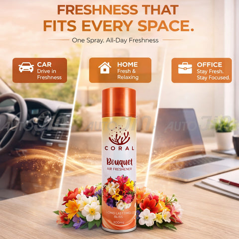 Coral Air Freshener Bouquet - 300ML - Car, Room & Office