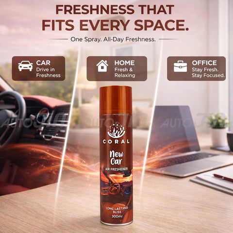 Coral Air Freshener New Car - 300ML - Car, Room & Office