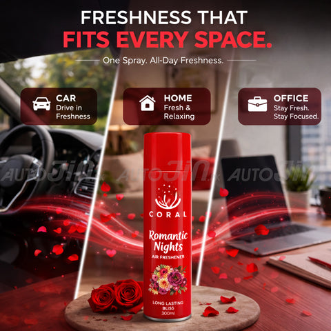Coral Air Freshener Romantic Nigths - 300ML - Car, Room & Office