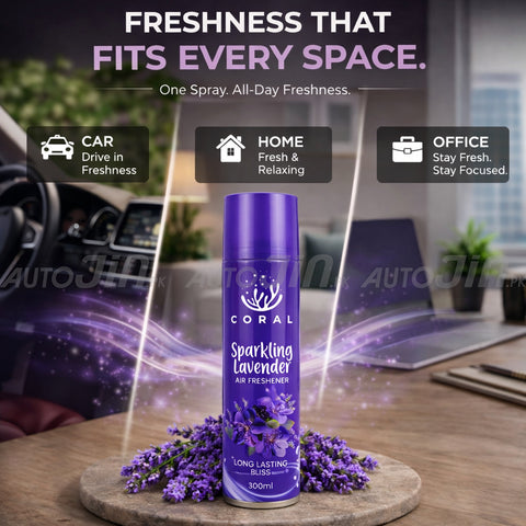 Coral Air Freshener Sparking Lavender - 300ML - Car, Room & Office