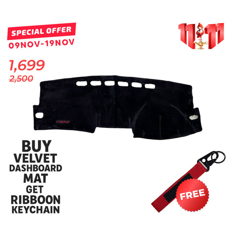 Toyota Corolla 2009-13 Velvet Dashboard Mat