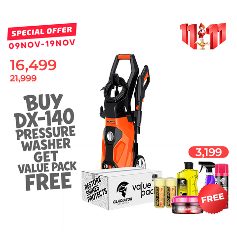Dextro DX-140 Turbo Pressure Washer 140 Bar