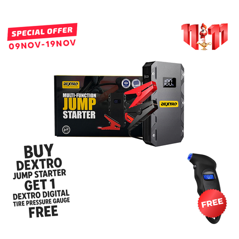 Dextro Multi Function High Power Portable Car Jump Starter 10,000 mAh