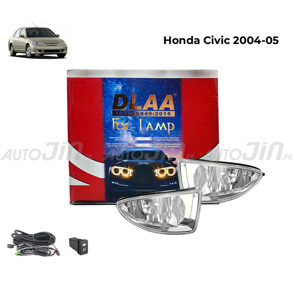 Dlaa Honda Civic 2004-05 Fog Lamps