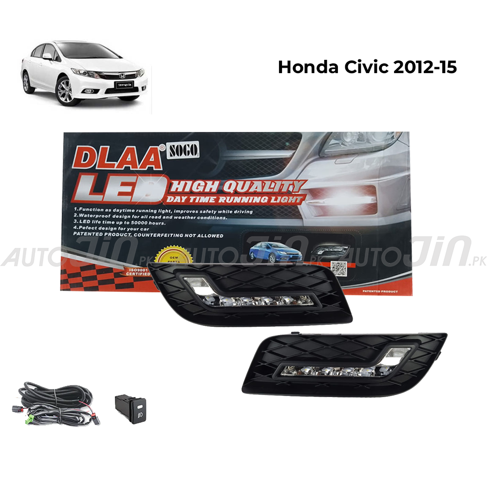 Dlaa Honda Civic Fog Lamps 