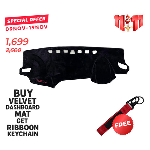 Hyundai Elantra 2021-24 Velvet Dashboard Mat