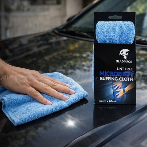Gladiator Lint Free Detailing Buffing Polishing Cleaning Cloth 40X40cm