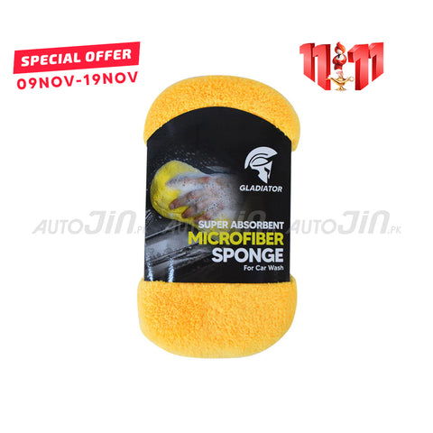 Gladiator Super Absorbant Microfiber Cleaning Sponge for Car Wash
