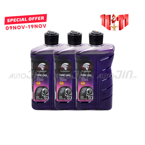 Gladiator Tire Gel Pack of 3 - 450ML