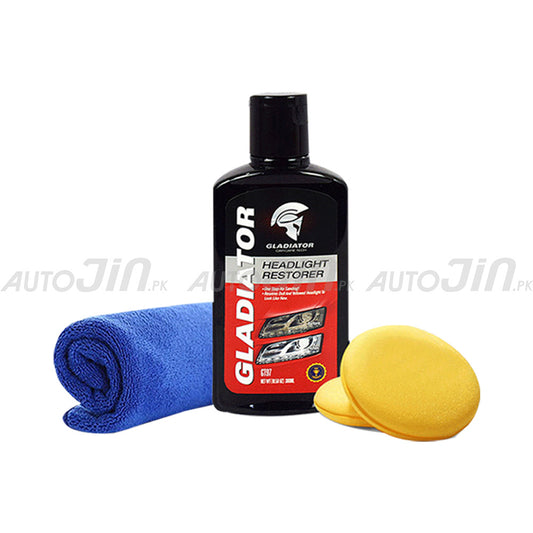 Gladiator Headlight Respawn Kit  2 Pads & Microfiber Cloth 1000