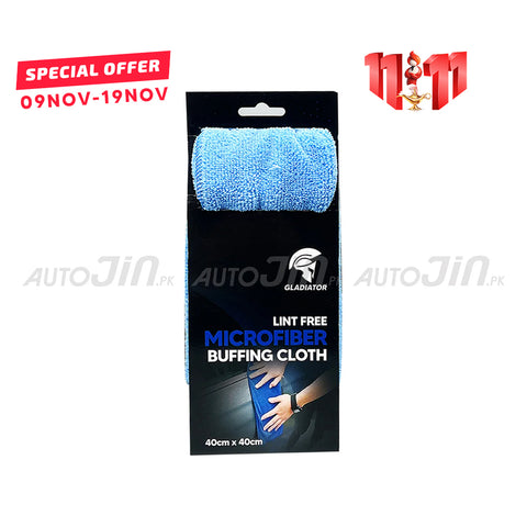 Gladiator Lint Free Detailing Buffing Polishing Cleaning Cloth 40X40cm
