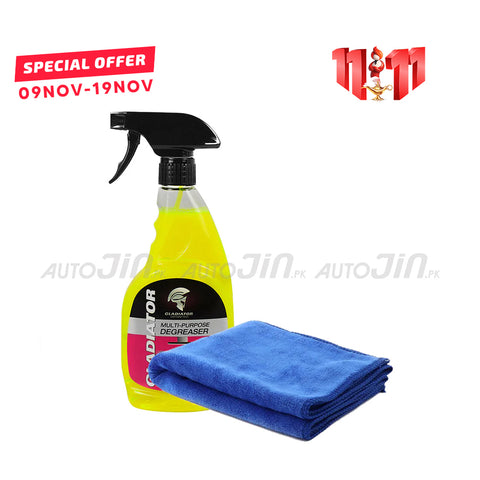 Gladiator Multi-Purpose Degreaser with Microfiber Cloth