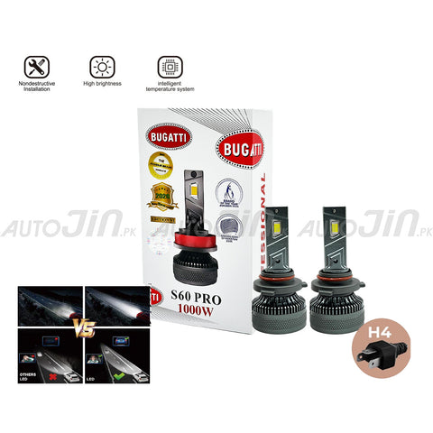 SOGO Bugatti S60 PRO Car Led Headlight 1000W 10000LM 6500K