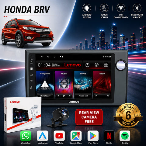 Honda BRV Android Touch Screen Multimedia Android Player GPS - Wi-Fi - Navigation - Mirror Link(6 Month Warranty) Free Rear View Camera