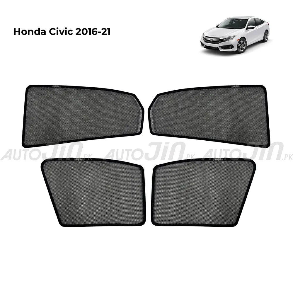 Honda Civic 2016-2021 Magnetic Window Sun Shades