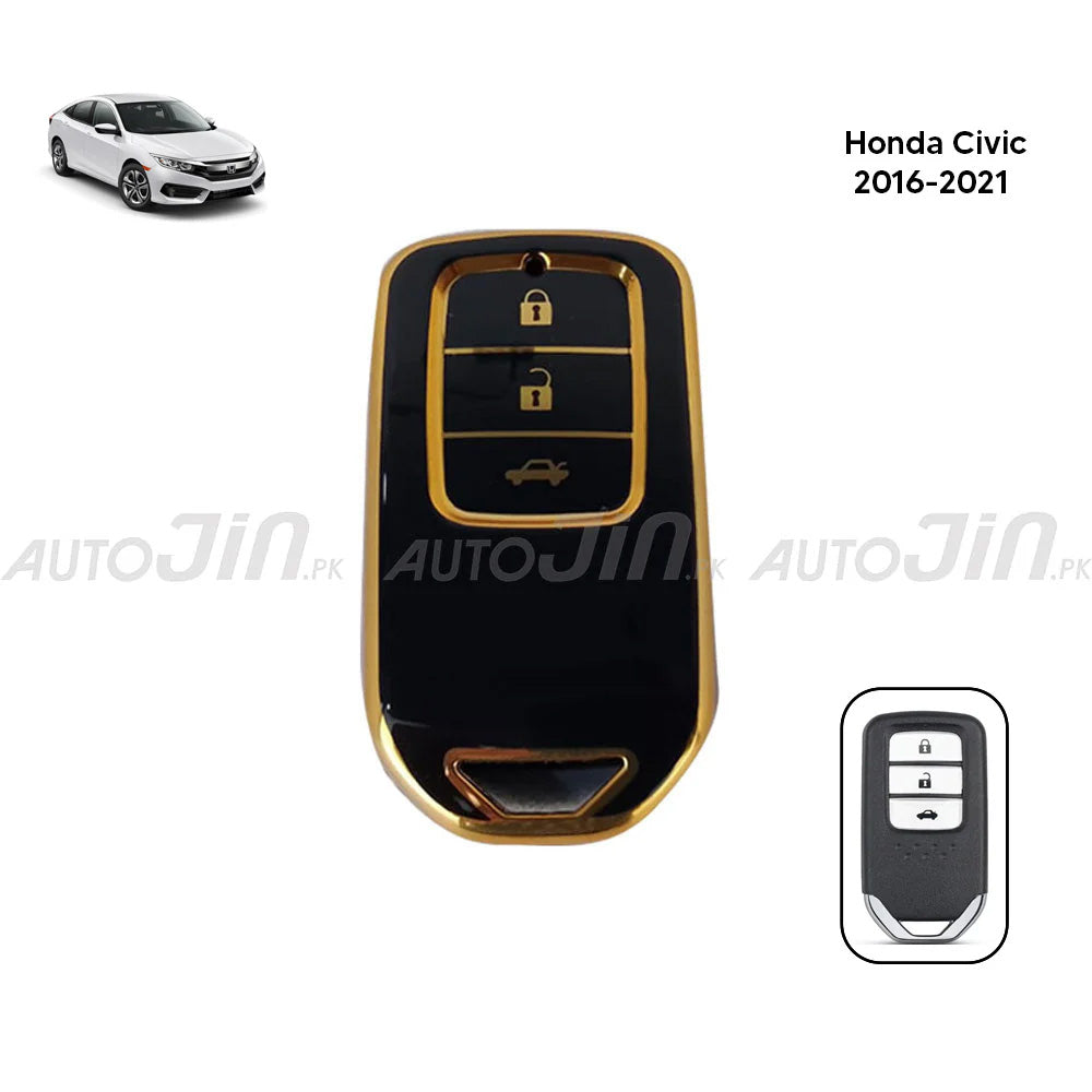 Honda Civic Gold-Line TPU Key Cover
