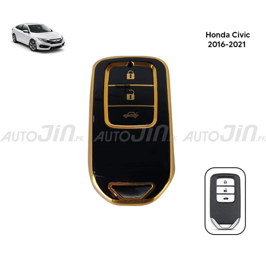 Honda Civic Gold-Line TPU Key Cover 1000