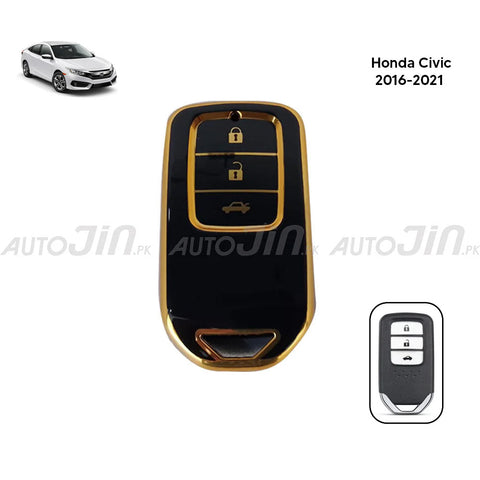Honda Civic Gold-Line TPU Key Cover