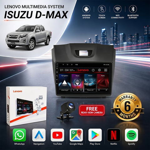 Isuzu D-max Android Touch Screen Multimedia Android Player GPS - Wi-Fi - Navigation - Mirror Link(6 Month Warranty) Free Rear View Camera