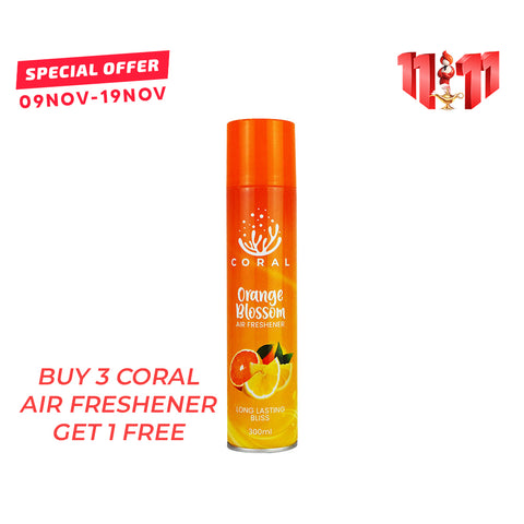 Coral Air Freshener Orange Blossom - 300ML - Car, Room & Office