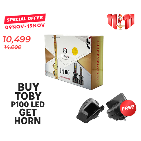 Toby's P100 Car Led Headlight 1500W - 15000LM (12 Month Warranty)