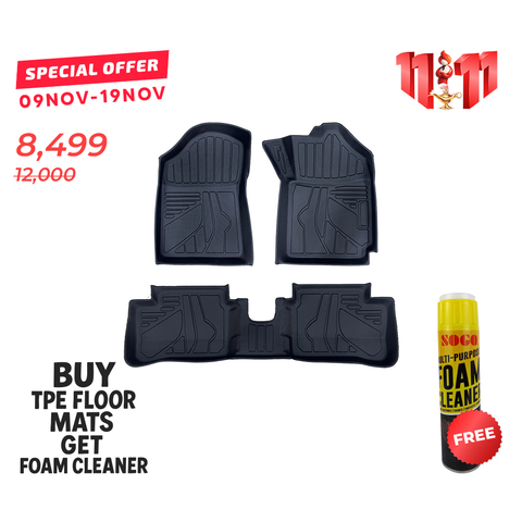 Kia Picanto 2020-2025 TPE Floor Mats Premium