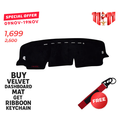 Toyota Passo 2016-22 Velvet Dashboard Mat