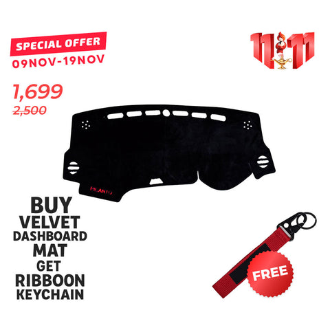 Kia Picanto 2019-22 Velvet Dashboard Mat