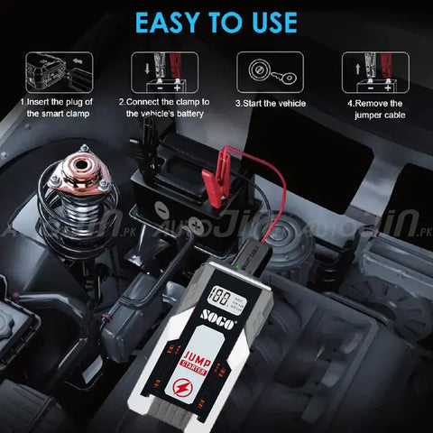 Powerbank jump starter With Air Pump Compressor
