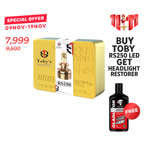Toby's RS250 Car Led Headlight 500W - 50000LM (1 Year Warranty)