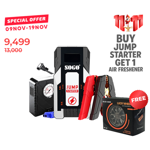 Sogo Powerbank jump starter With Air Pump Compressor X6