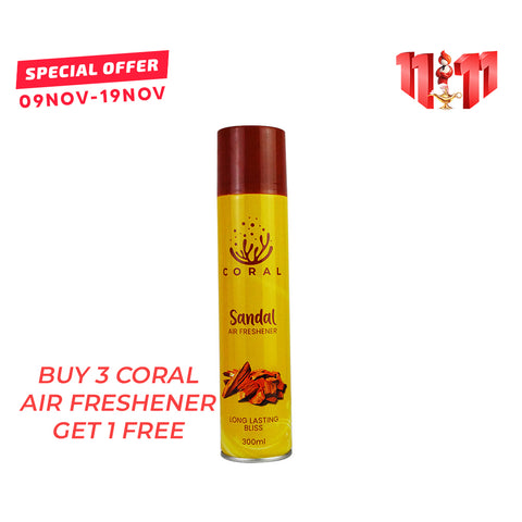 Coral Air Freshener Sandal - 300ML - Car, Room & Office