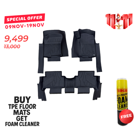 KIA Sorento 2021-2024 TPE Floor Mats Premium