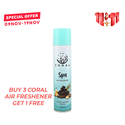 Coral Air Freshener Spa - 300ML - Car, Room & Office