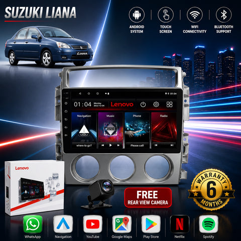 Suzuki Liana 2007-13 Android Touch Screen Multimedia Android Player GPS - Wi-Fi - Navigation - Mirror Link(6 Month Warranty) Free Rear View Camera