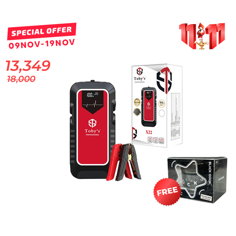 Toby's X22 Jump Starter 16,000mAh 59.2WH Power Bank  For Diesel & Petrol