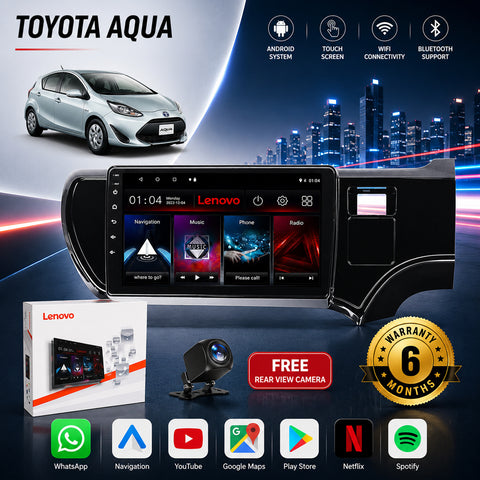 Toyota Aqua Android Touch Screen Multimedia Android Player GPS - Wi-Fi - Navigation - Mirror Link(6 Month Warranty) Free Rear View Camera