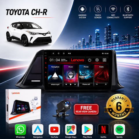 Toyota CH-R Android Touch Screen Multimedia Android Player GPS - Wi-Fi - Navigation - Mirror Link(6 Month Warranty) Free Rear View Camera