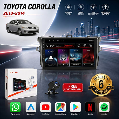 Toyota Corolla 2012-2014 Android Touch Screen Multimedia Android Player GPS - Wi-Fi - Navigation - Mirror Link (6 Month Warranty) Free Rear View Camera