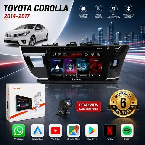 Toyota Corolla 2014-2017 Android Touch Screen Multimedia Android Player GPS - Wi-Fi - Navigation - Mirror Link(6 Month Warranty) Free Rear View Camera