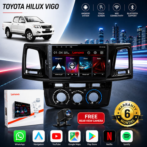 Toyota Hilux Vigo Android Touch Screen Multimedia Android Player GPS - Wi-Fi - Navigation - Mirror Link(6 Month Warranty) Free Rear View Camera
