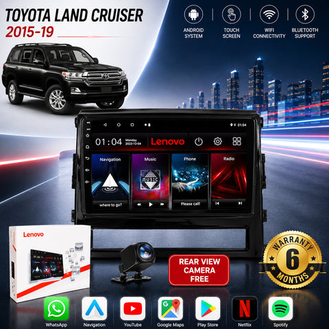 Toyota Land Cruiser 2015-19 Android Touch Screen Multimedia Android Player GPS - Wi-Fi - Navigation - Mirror Link(6 Month Warranty) Free Rear View Camera