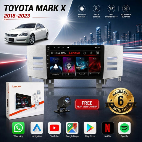 Toyota Mark X Android Touch Screen Multimedia Android Player GPS - Wi-Fi - Navigation - Mirror Link(6 Month Warranty) Free Rear View Camera