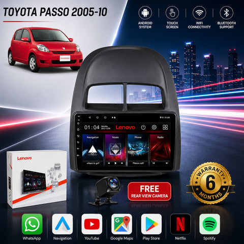 Toyota Passo 2005-10 Android Touch Screen Multimedia Android Player GPS - Wi-Fi - Navigation - Mirror Link(6 Month Warranty) Free Rear View Camera