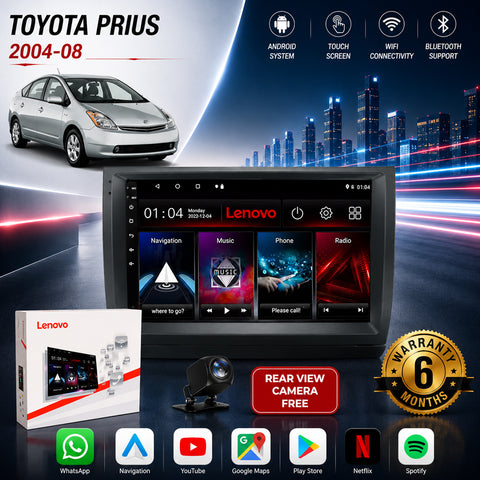 Toyota Prius 2004-08 Android Touch Screen Multimedia Android Player GPS - Wi-Fi - Navigation - Mirror Link(6 Month Warranty) Free Rear View Camera