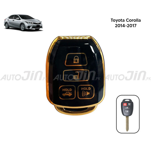 Toyota Corolla golden TPU Key Cover 1000