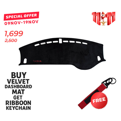 Hyundai Tucson 2020-24 Velvet Dashboard Mat