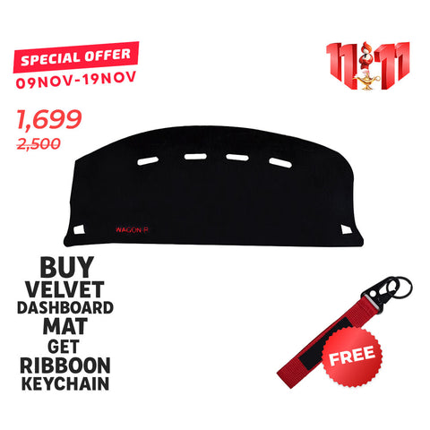 Suzuki Wagon R 2014-22 Velvet Dashboard Mat