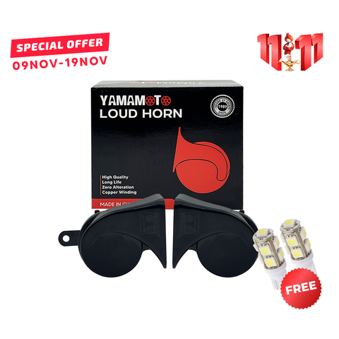 Yamamoto Car Loud Horn 12v YM-989